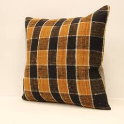 Vintage Kilim Pillow Covers Boho Big Pillow 20x20 Bohemian Cushion Vintage Pillows Sofa 4Ef-260 - thumbnail 3