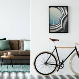Guggenheim Museum Modern Architecture Art Print - Graphic Illustration Abstract Poster Minimalist New York - thumbnail 2