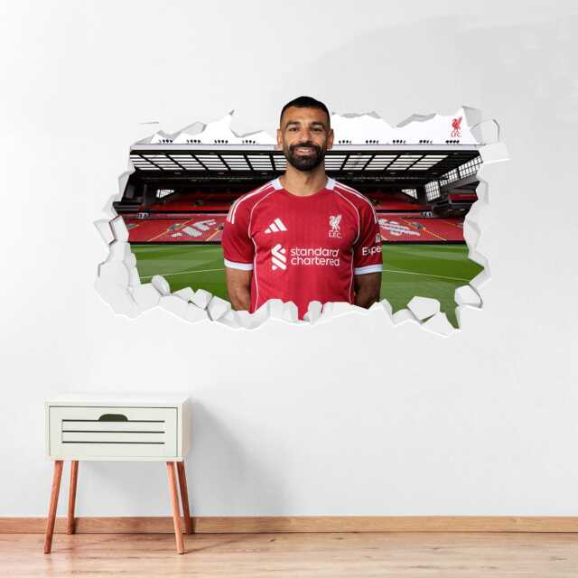 Liverpool Fc Wall Sticker - Salah 25/26 Broken Decal - image 1