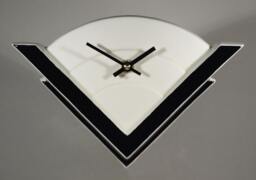 Echo Of Deco British Art Pottery Inspired Marconi 2 Wall Clock