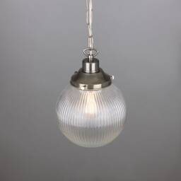 Fitzroy Prismatic Glass Globe Pendant Light 9 - thumbnail 2