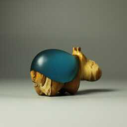 Duo Hippopotamus Sculpture - 12 - thumbnail 4