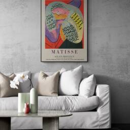 Henri Matisse - The Dream Paris Exhibition Aix En Provence, France Advertisement Poster Rug/Physical Print - thumbnail 3