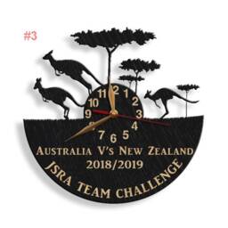 Wall Clock Kangaroo, Non-Ticking, Australia Animal Clock, Australian Animals Travel Traveling Wild Nature Large 12-18Inch Gift #127 - thumbnail 3