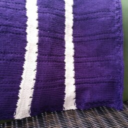 Deep Purple Drape Baby Blanket - thumbnail 2