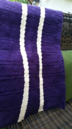Deep Purple Drape Baby Blanket - thumbnail 1