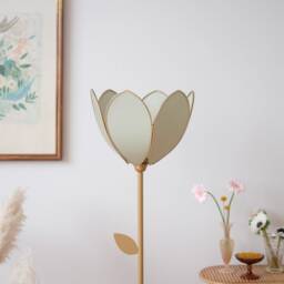 Simple Flower Floor Lamp & Lampshade - Eucalyptus - thumbnail 2