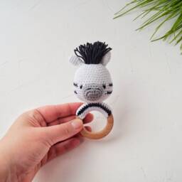 Zebra Baby Gift Box For Safari Shower, Gender Neutral Set Mom To Be, Shower - thumbnail 2