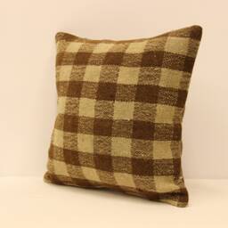 Kilim Pillow Cover 14x14 Turkish Textile Cushion Hand Made Decorative Home Design Throw Case Sofa Boho Covers 4Obf-21 - thumbnail 3