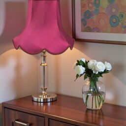 Fuchsia Pink Table Lamp Shades Handmade For Floor Standard Lampshade Ceiling Pendants Candle Clip On Wall Lights - thumbnail 2
