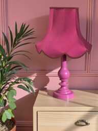 Fuchsia Pink Table Lamp Shades Handmade For Floor Standard Lampshade Ceiling Pendants Candle Clip On Wall Lights