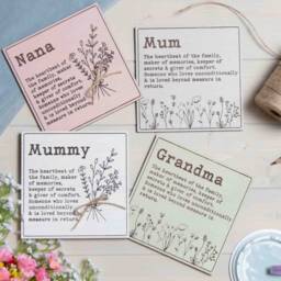 Personalised Mum Nan Definition Sign, Mother's Day Wooden Plaque For Mummy, Grandma, Mam, Nanny, Mom, Nana - thumbnail 2