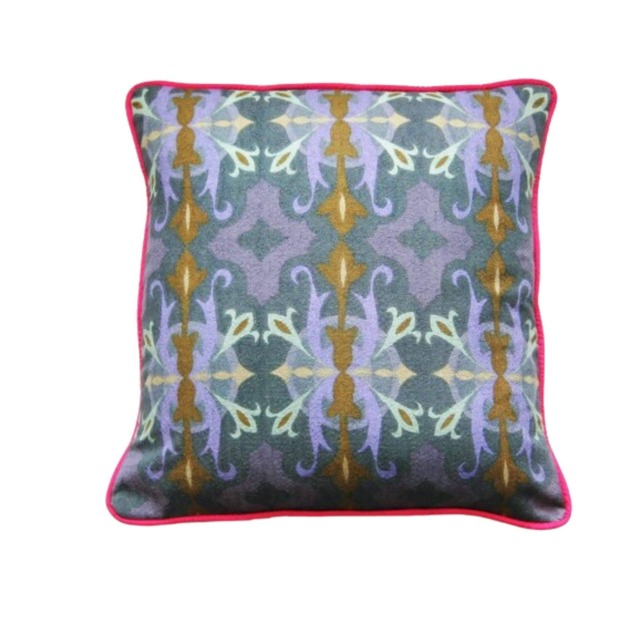 Heals Pamela Colledge Concord Cushion Cover Mid-Century Cotton Barkcloth Pillow - image 1