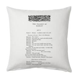 Hamlet By William Shakespeare Pillow Cover, Book Pillow Cover - thumbnail 2