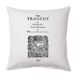 Hamlet By William Shakespeare Pillow Cover, Book Pillow Cover - thumbnail 1