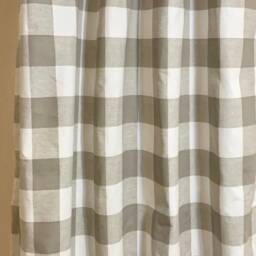 "Pair 25 Or 50"" Wide Anderson Buffalo Check Panels Drapes Cafe Curtains Length 24 48 63 72 84 96 108 120" - thumbnail 4