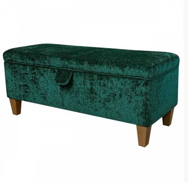 Handmade Oslo Jasper Storage Bench Ottoman - image 1