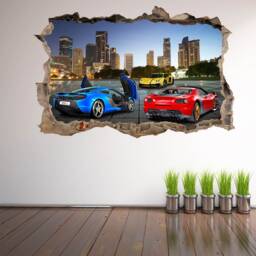 Supercar Sports Car Wall Sticker Mural Decal Poster Print Art Kids Bedroom Home Decor Dt4 - thumbnail 3