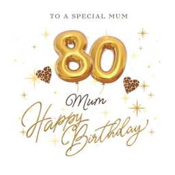 Mum 80Th Birthday Candle Gift Set Box Card Gifts Print B - thumbnail 4