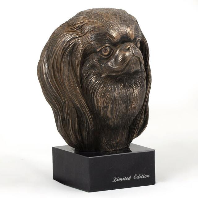 Japanese Chin, Dog Marble Statue, Limited Edition, Artdog. Made Of Cold Cast Bronze. Solid, Perfect Gift. Limited Edition - image 1