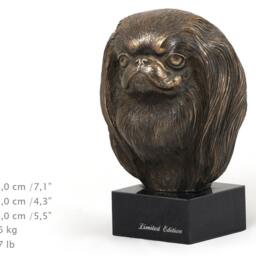 Japanese Chin, Dog Marble Statue, Limited Edition, Artdog. Made Of Cold Cast Bronze. Solid, Perfect Gift. Limited Edition - thumbnail 4