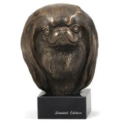 Japanese Chin, Dog Marble Statue, Limited Edition, Artdog. Made Of Cold Cast Bronze. Solid, Perfect Gift. Limited Edition - thumbnail 2