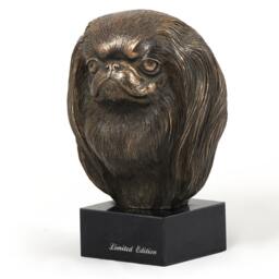 Japanese Chin, Dog Marble Statue, Limited Edition, Artdog. Made Of Cold Cast Bronze. Solid, Perfect Gift. Limited Edition - thumbnail 3
