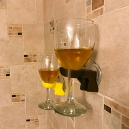 Shower Wine Holder/Bath Holder/Shower Wine/Bath Caddy/Wine Glass Holder/Valentine's Day Gift/Wine Gift/For Wife/For Her - thumbnail 2