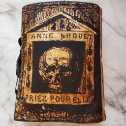 Spell Book Pillow Gothic Velvet Of Spells - thumbnail 3