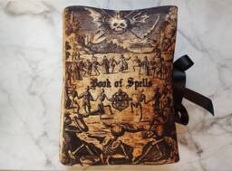 Spell Book Pillow Gothic Velvet Of Spells - thumbnail 1