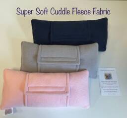 10 Colours Super Soft Cuddle Fleece Seatbelt Pillow Feel Medical Chemo Port Gift Travel Cushion