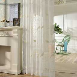 Custom Curtains Bird Embroidery Net Sheer Voile Curtain For Bedroom Living Room - thumbnail 3