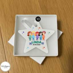 Personalised Ceramic Ornament For Kids, Custom Name Keepsake, Nursery Decoration, Birthday Gift, Baby Kids Room Decor - thumbnail 4