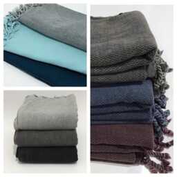 Set Of 6 Turkish Towel, Stone Washed Peshtemal Towel Set, Hammam Peshtemal, Beach Bath Sheet, Mother's Day - thumbnail 1