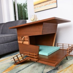Modern Dog Bed. Side Table Furniture. Lifeguard Tower 9 - thumbnail 2