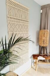 Macrame Wall Hanging Cotton Natural Handmade Art Timeless Decor Tasteful Home