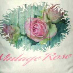 "Pillow Cover-Photoprint-Sublimation No. 329 ""Vintage Rose" - thumbnail 3