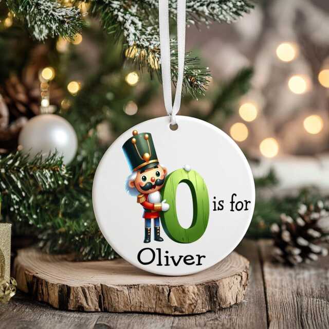 Kids Christmas Girls Boys Personalised Bauble Gift Present Keepsake Train Tree Xmas Daughter Son Nephew Niece