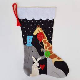 Honour Christmas in Your Heart Felt Stocking - Personalized - thumbnail 3