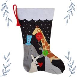 Honour Christmas in Your Heart Felt Stocking - Personalized