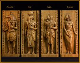 Seth, Egyptian God, Set Statue, God Of Desert, Pagan Gods, Egypt, Mythology, Wicca, Altar, Witches, Kemet, Nubian - thumbnail 1