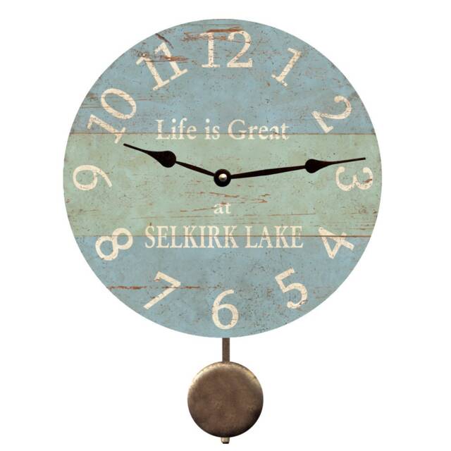 Unique Beach Pendulum Clock - Customized Coastal Design - image 1