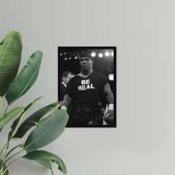 Vintage Mike Tyson Print, Boxing Motivational Poster, Fine Art Photography Wall Art, Museum Quality Classic Black & White Print - thumbnail 3