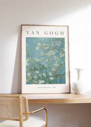 Van Gogh Almond Blossoms Print, Flower Garden Art, Botanical Home Decor, Exhibition Poster, Floral Dutch Oil Painting, Printable Digital Art - thumbnail 1