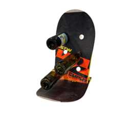 Recycled Snowboard Wine Rack 6-Bottle Display, Customizable - thumbnail 3