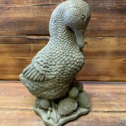 Stone Garden Cute Duck Family Statue Poultry Gift Ornament - thumbnail 3