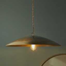 Raw Brass Pendant Light Mid Century Modern Sputnik Fixture Chandelier - thumbnail 2