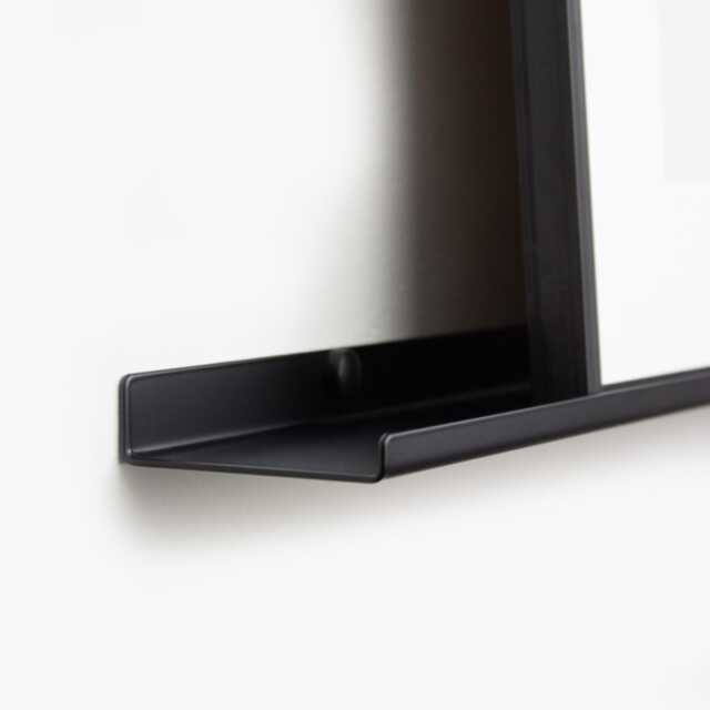 Picture Ledge in Various Depths /Display Shelves/Wall-Mounted Floating Metal Shelf Black White Gray & Brown - image 1