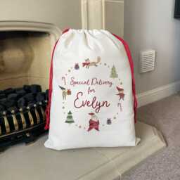 Personalised Christmas Sack - Family Sacks Toy Decorations - thumbnail 2