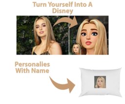 Personalise Yourself Cartoon Character Soft Pillowcase Pillow Case Cover Novelty Bedroom Bed Decoration - thumbnail 1